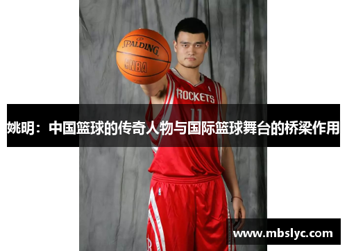 姚明：中国篮球的传奇人物与国际篮球舞台的桥梁作用
