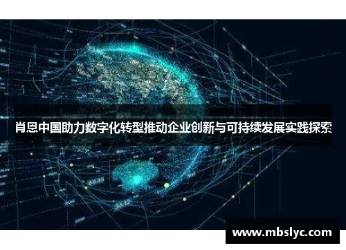 肖恩中国助力数字化转型推动企业创新与可持续发展实践探索
